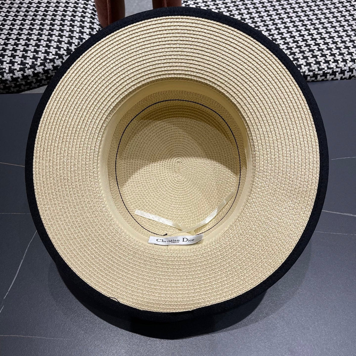 Dior Logo Straw Hat 491785