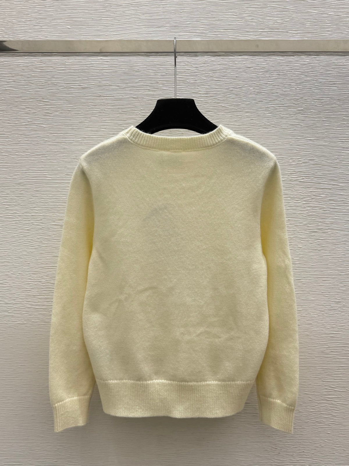CD 26FW Floral Embroidered Crewneck Knit Sweater Wool 313328
