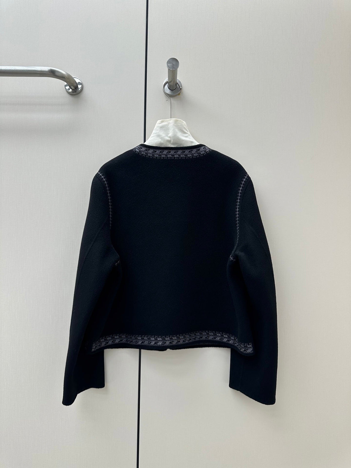 HM 26S Jacket Tonal Embroidery Wool Cashmere 435173