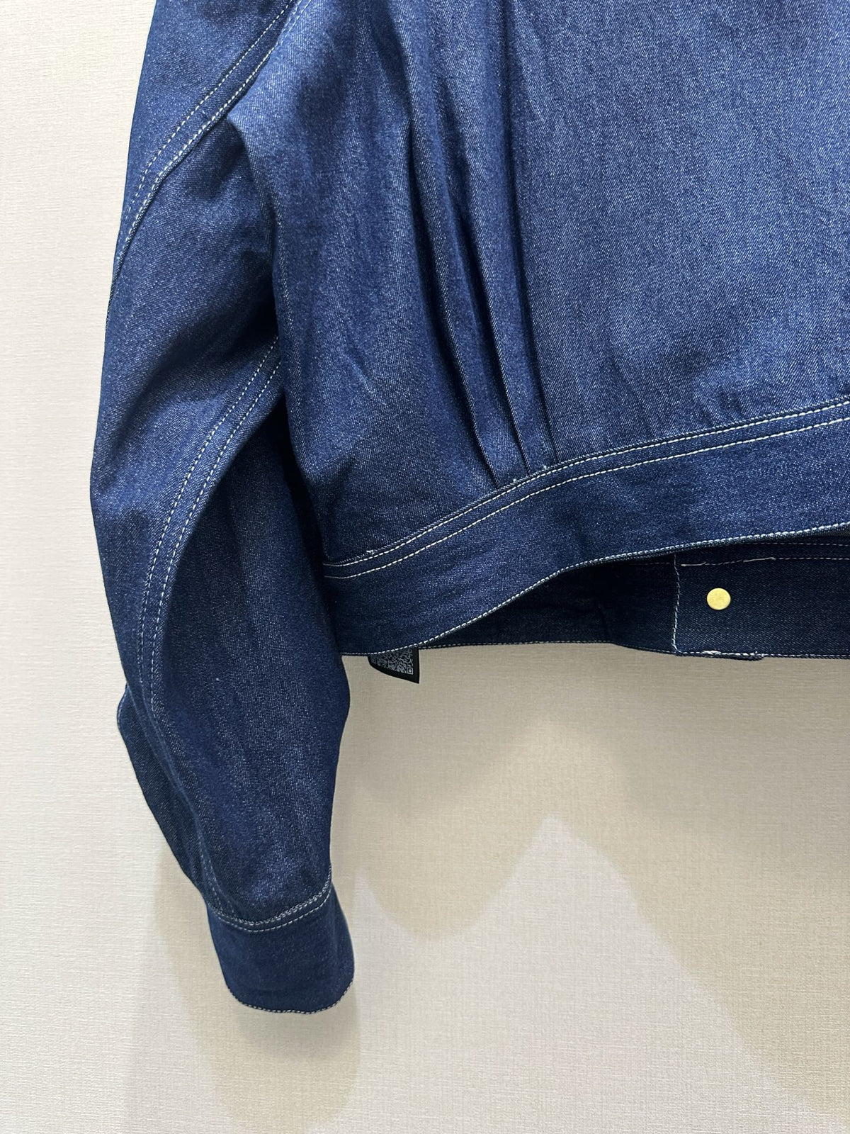 CE 26S Denim Shirt Triomphe Ring Pocket Dark Blue Cotton 437704