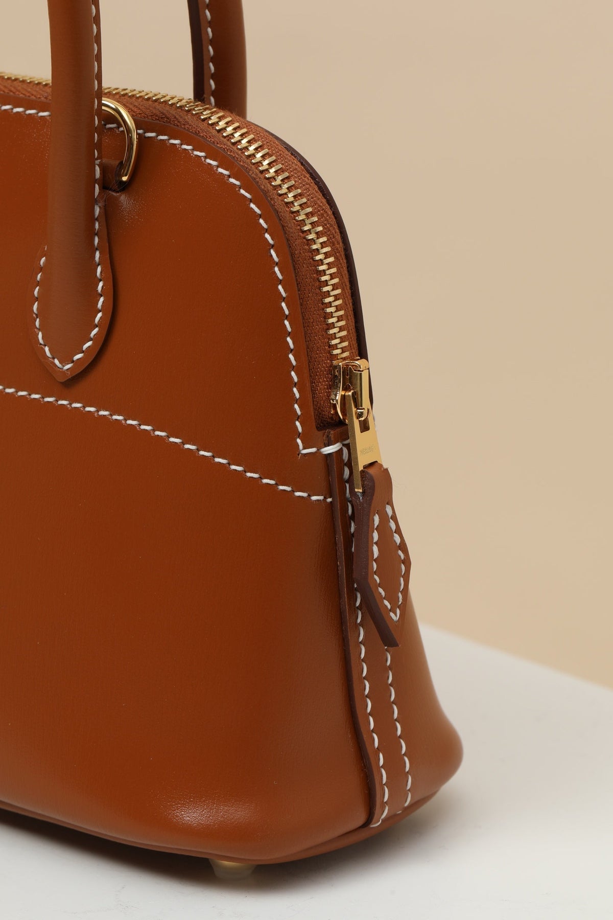 High-end Hermes 2026 Mini Bolide Bag 15cm Box Leather