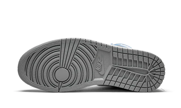 Nike Air Jordan 1 White Blue Suede Leather