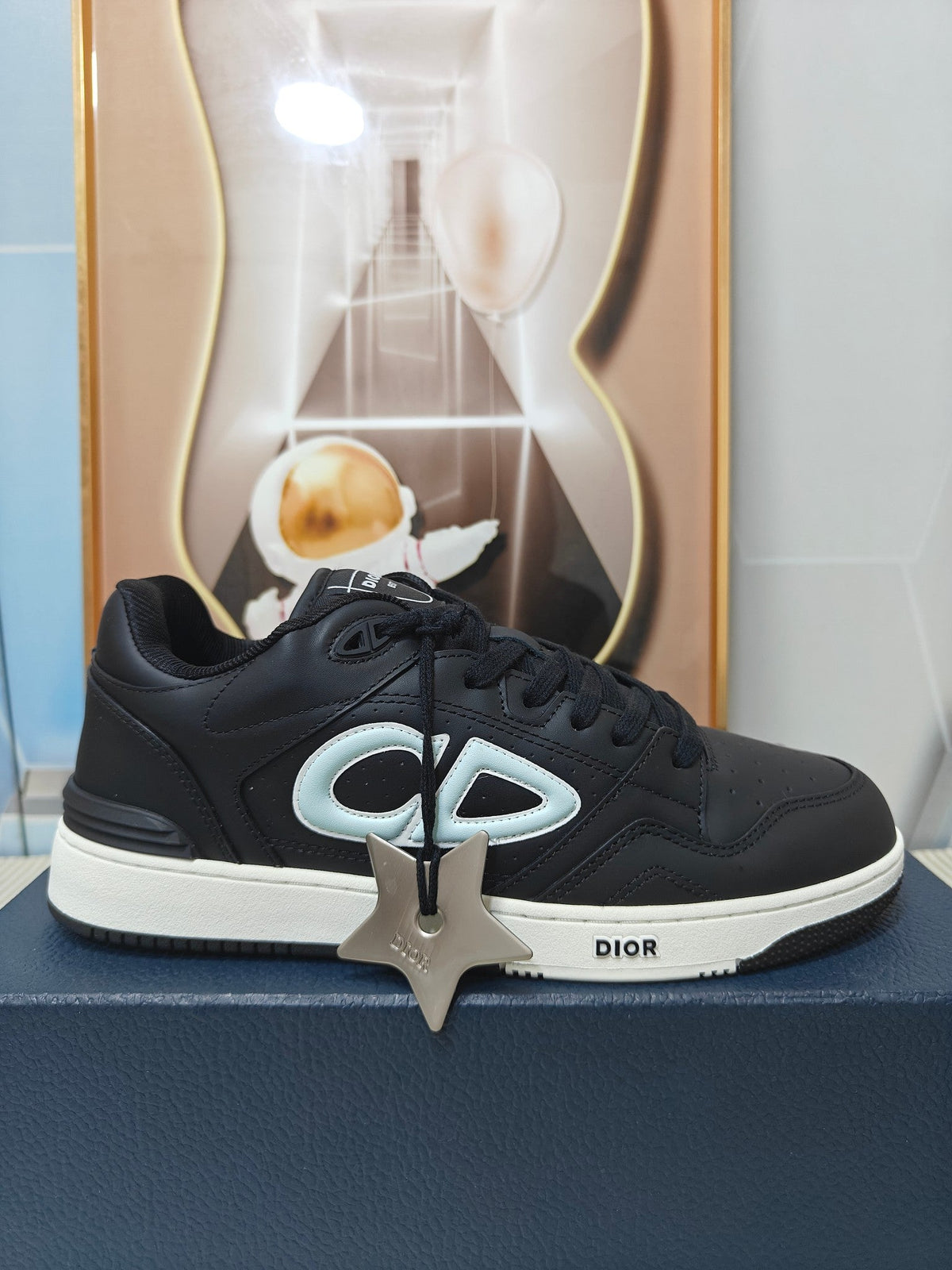 CD 26s Low Top Sneaker Black Calfskin 314925