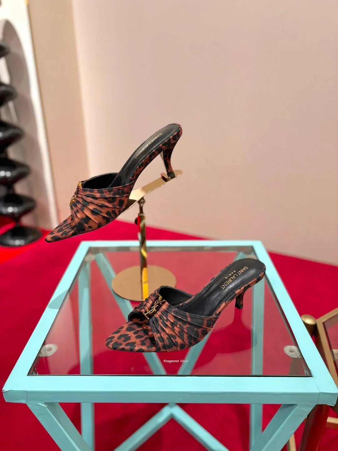 YSL 2026 Sandal 6cm Smooth Calfskin 925205