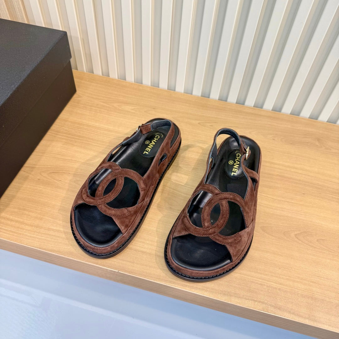 CC 26s Open-Toe Strappy Sandals Leather 986950