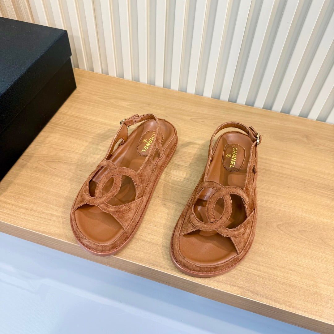 CC 26s Open-Toe Strappy Sandals Leather 986950