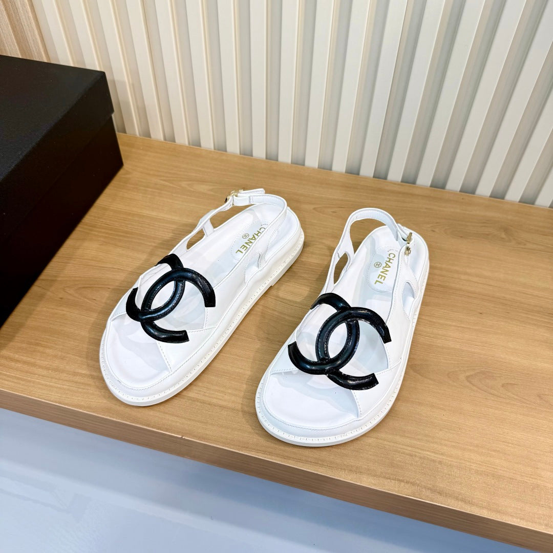 CC 26s Open-Toe Strappy Sandals Leather 986950