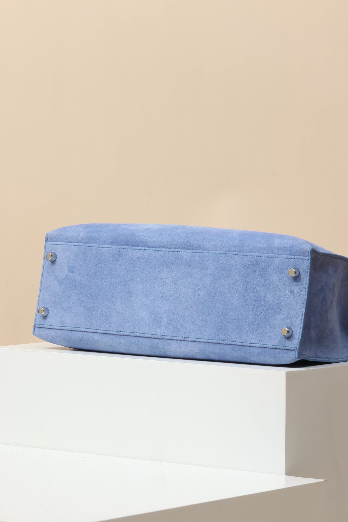 High-end Hermes 2026 Kelly Bag 35cm Bright Blue Suede