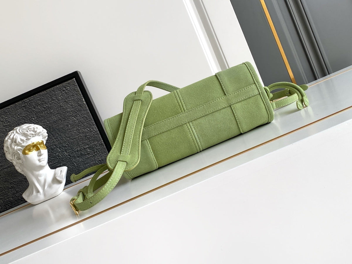 Prada 2026 Bonnie Handbag 24cm Suede