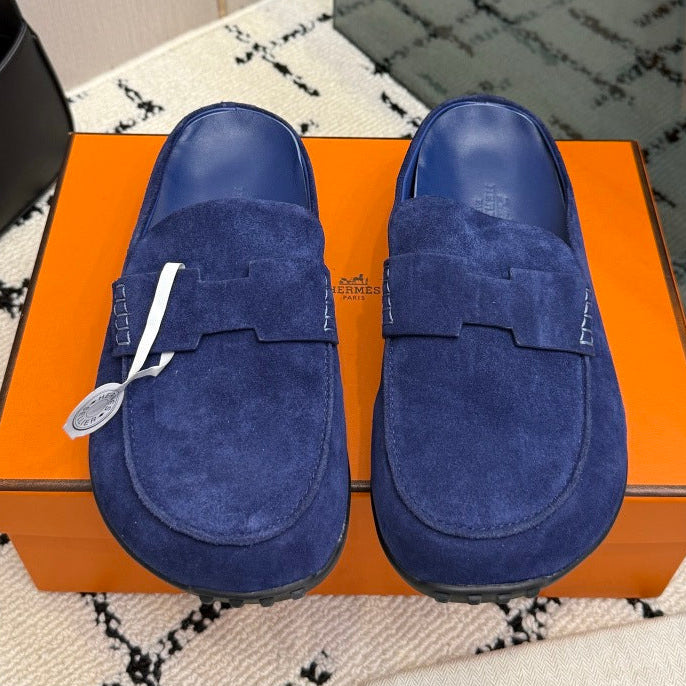 Hermes 2026 Mix Flat Mule Suede 179499