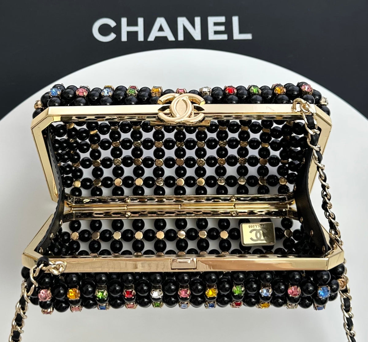 Chanel 2026 Cruise 23 Glass Pearls Evening Bag