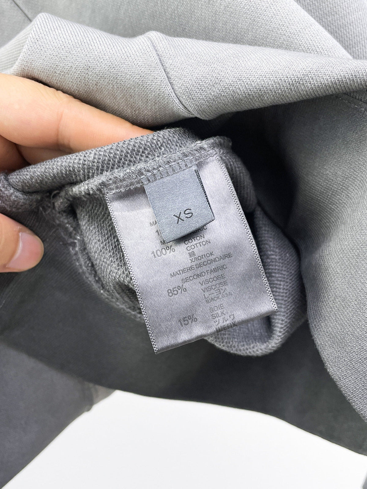 Balenciaga 26s Men Crewneck Sweatshirt Distressed Crystal Logo 749215