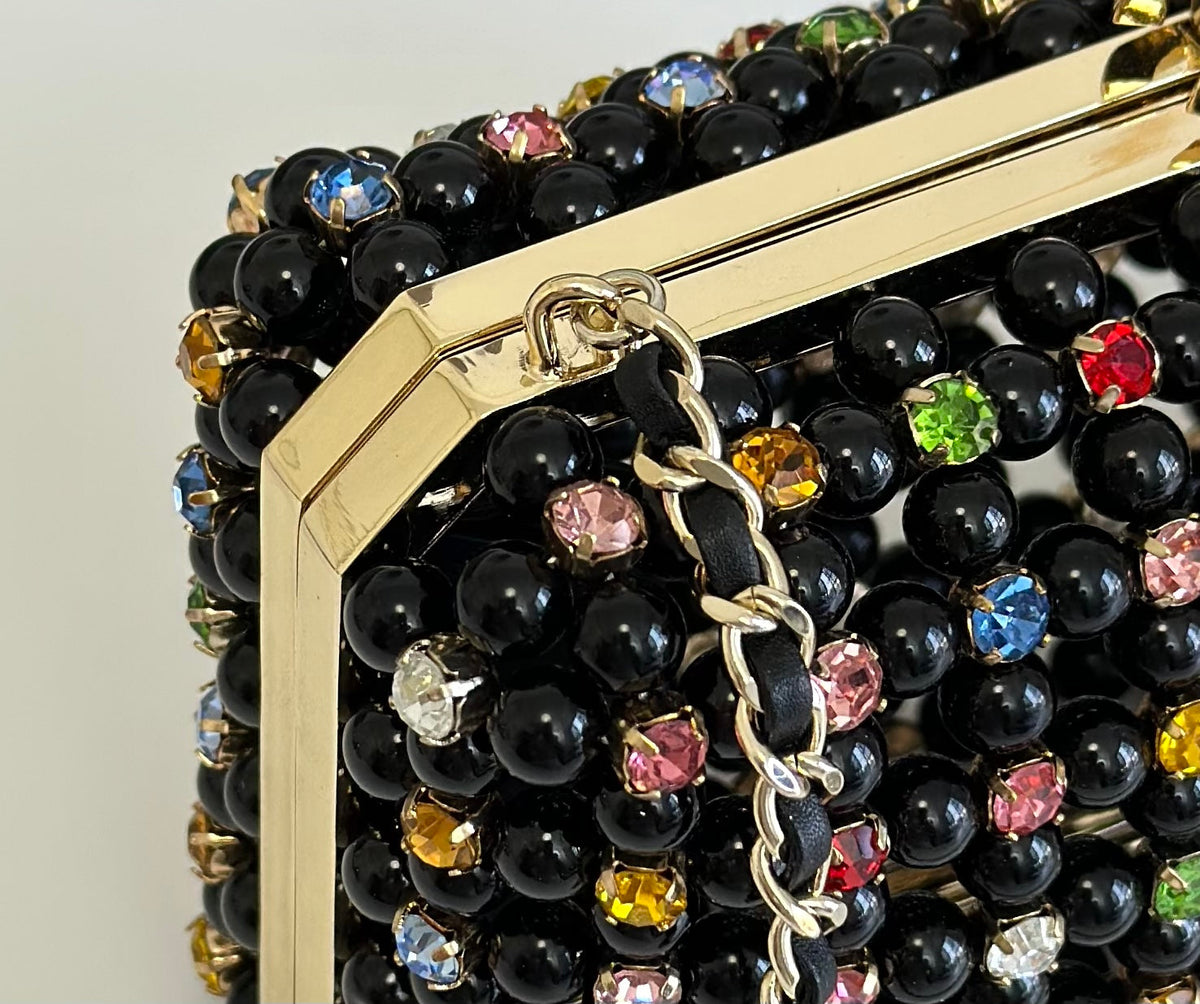 Chanel 2026 Cruise 23 Glass Pearls Evening Bag