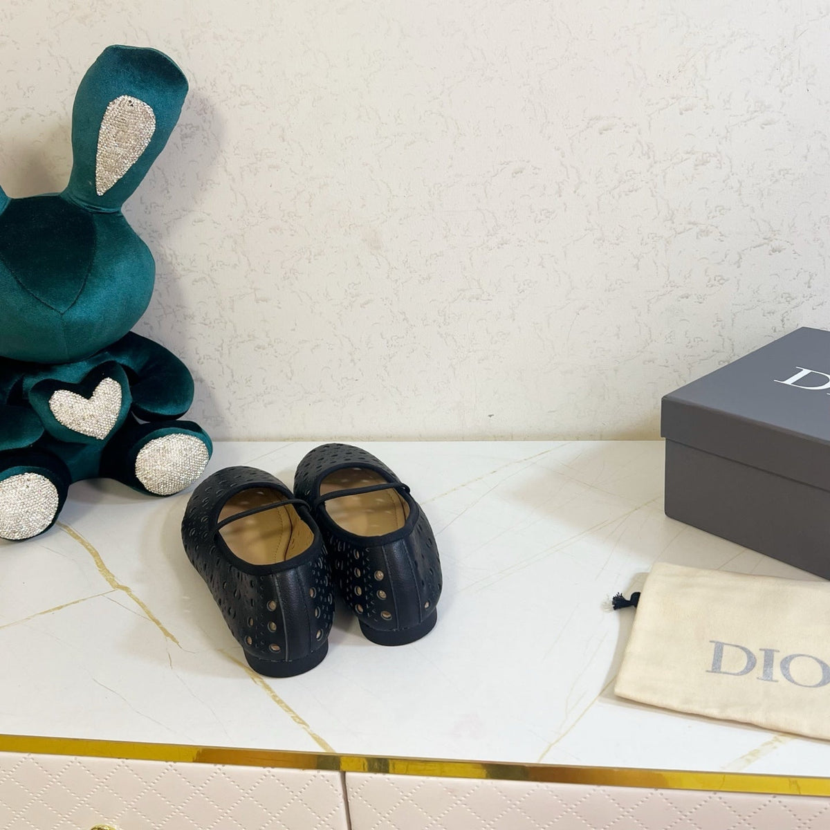 Dior 26s Mary Jane Flats Black Calfskin