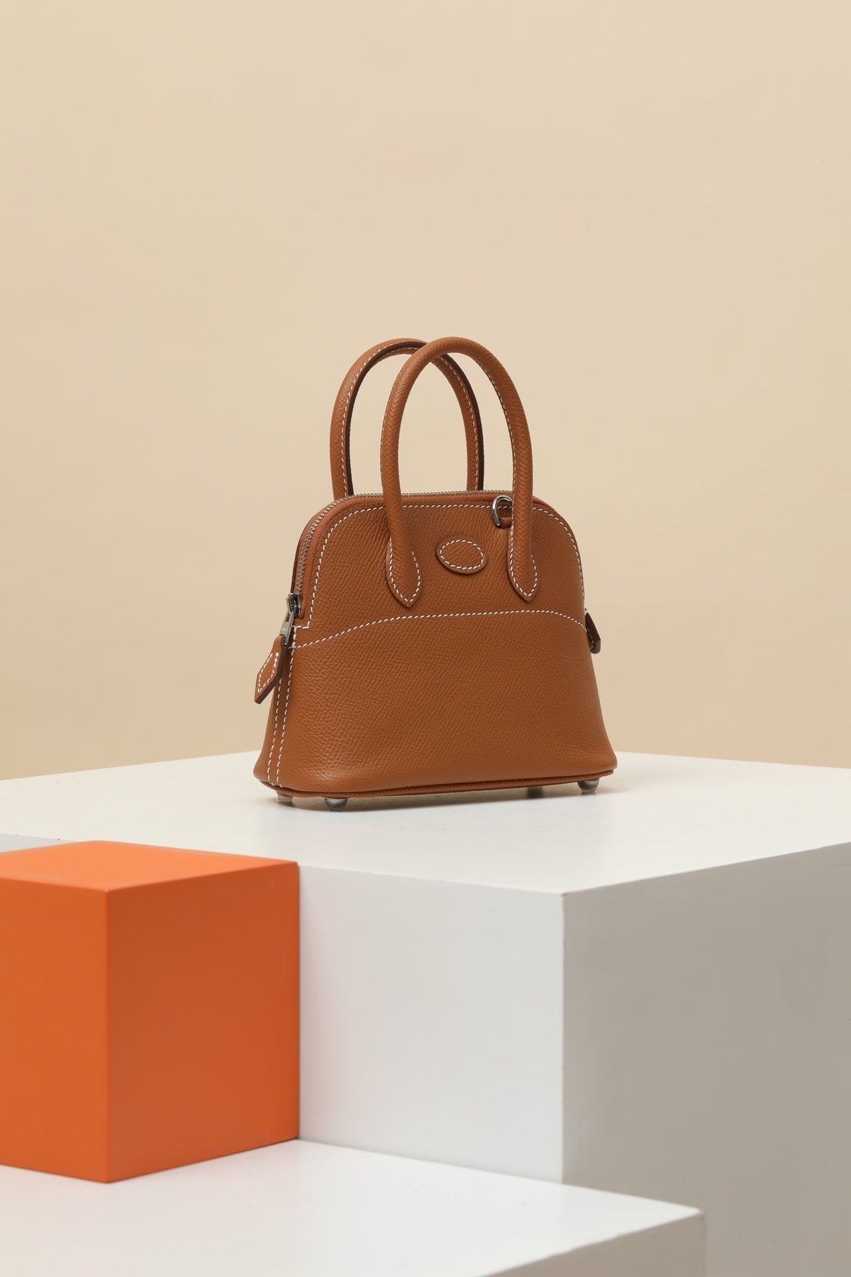 High-end Hermes 2026 Mini Bolide Bag 15cm Epsom Leather