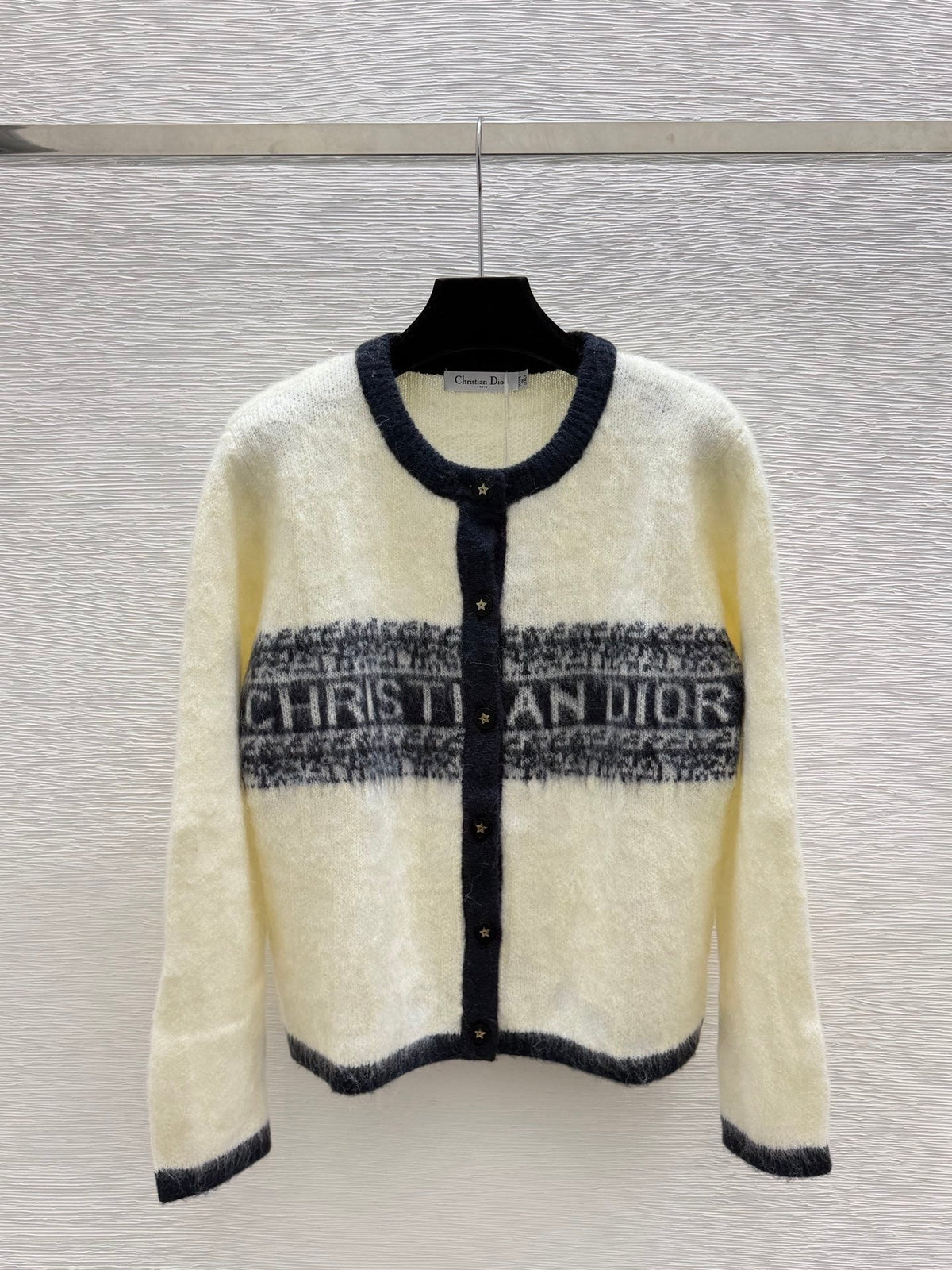 CD 26FW Signature Stripe Knit Cardigan Wool 313308