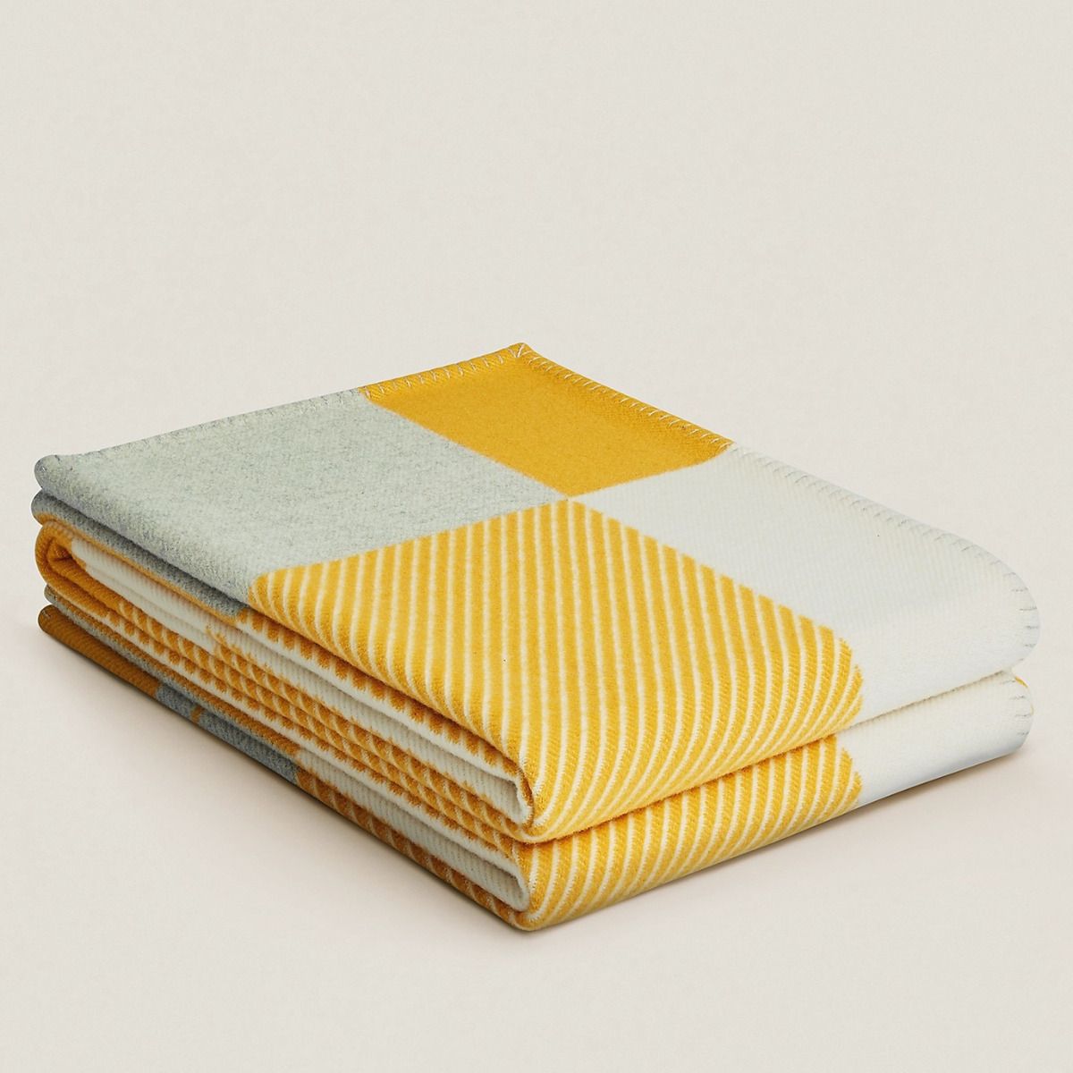 HM Riviera Blanket Yellow Wool Cashmere