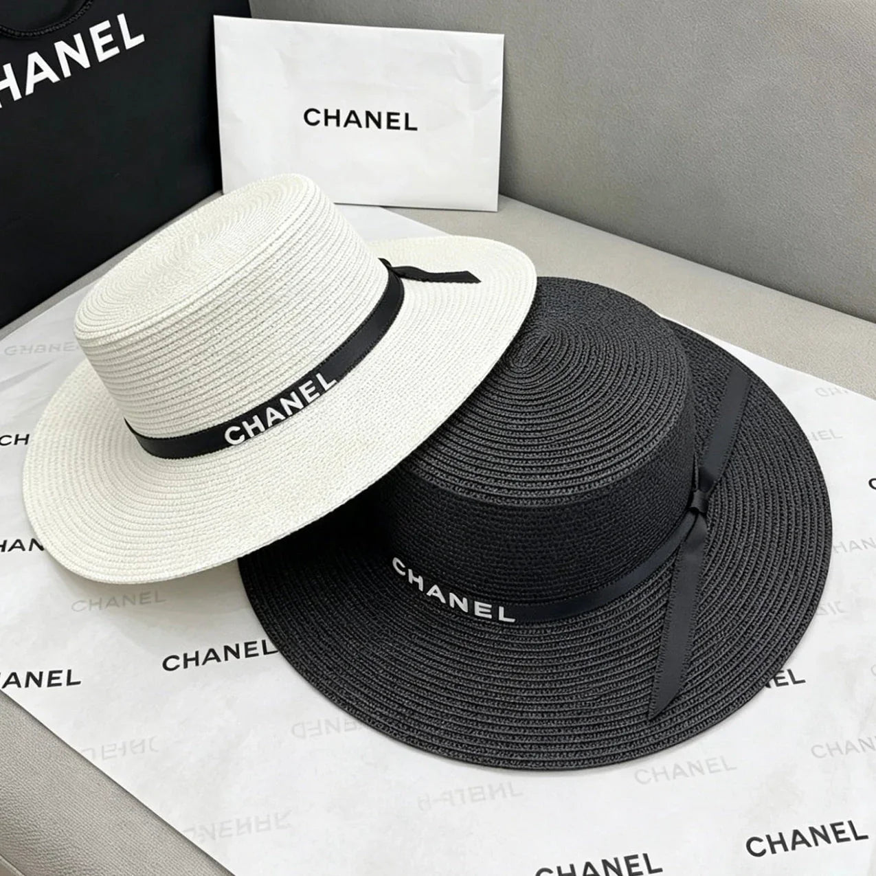 Chanel Flat Top Hat 212716