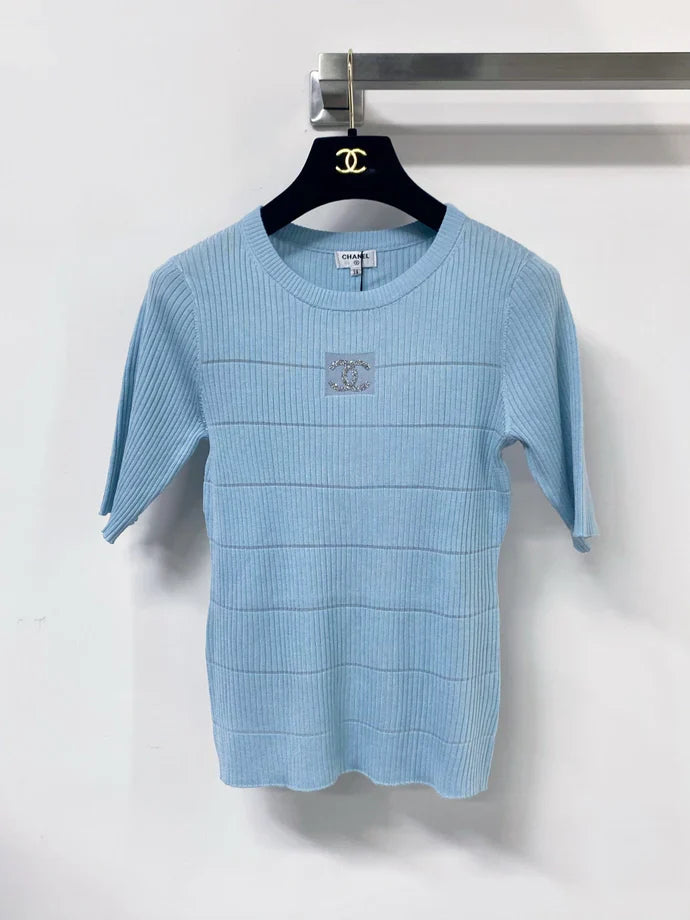 Chanel 2026 Short-Sleeve Shirt Laine Wool 479880