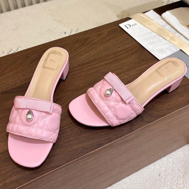 Dior 2026 Cannage Sandals 4.5cm Sheepskin 988362