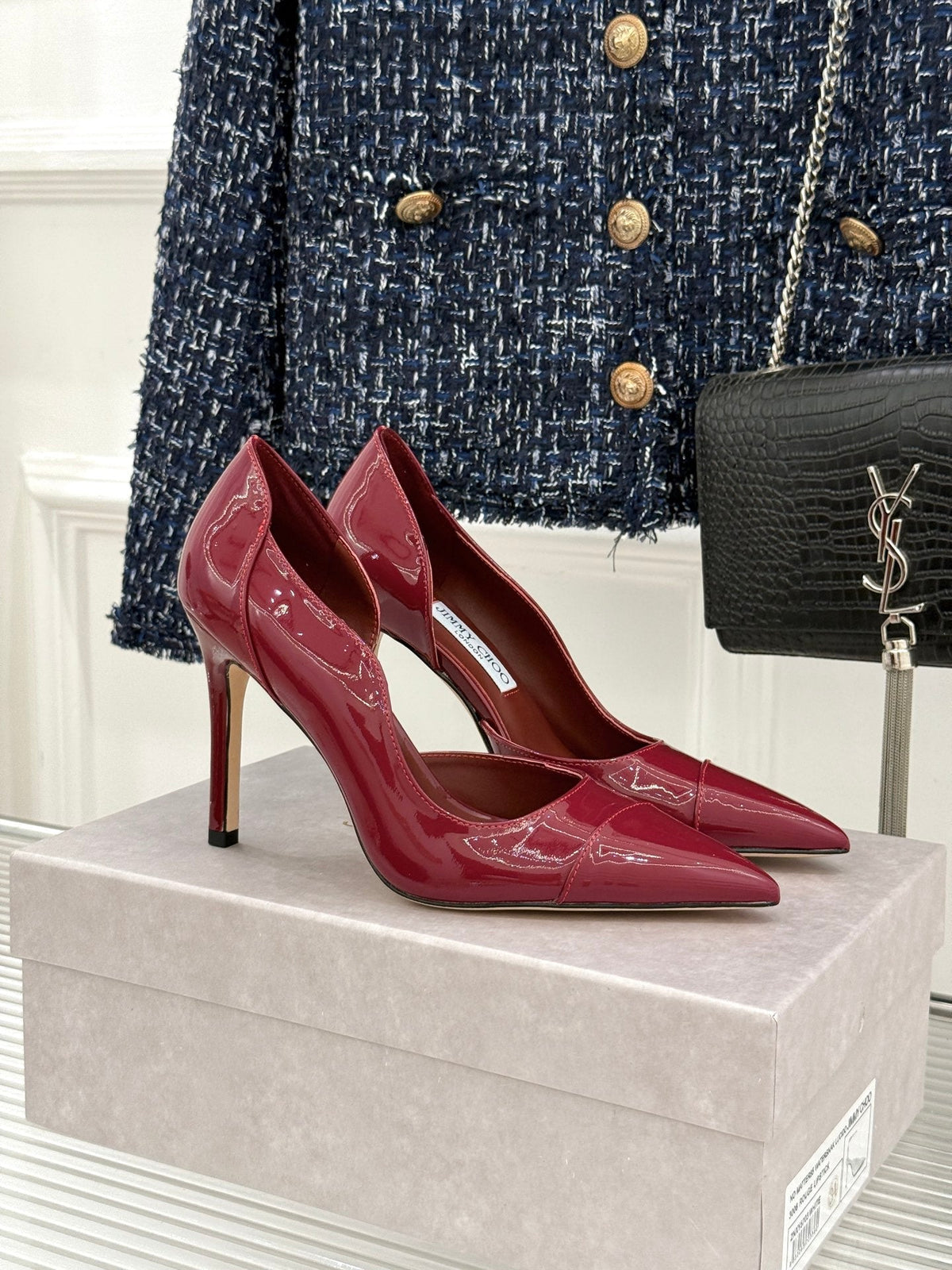 JC 26s Brigitte Pumps 12cm Patent Leather 174526