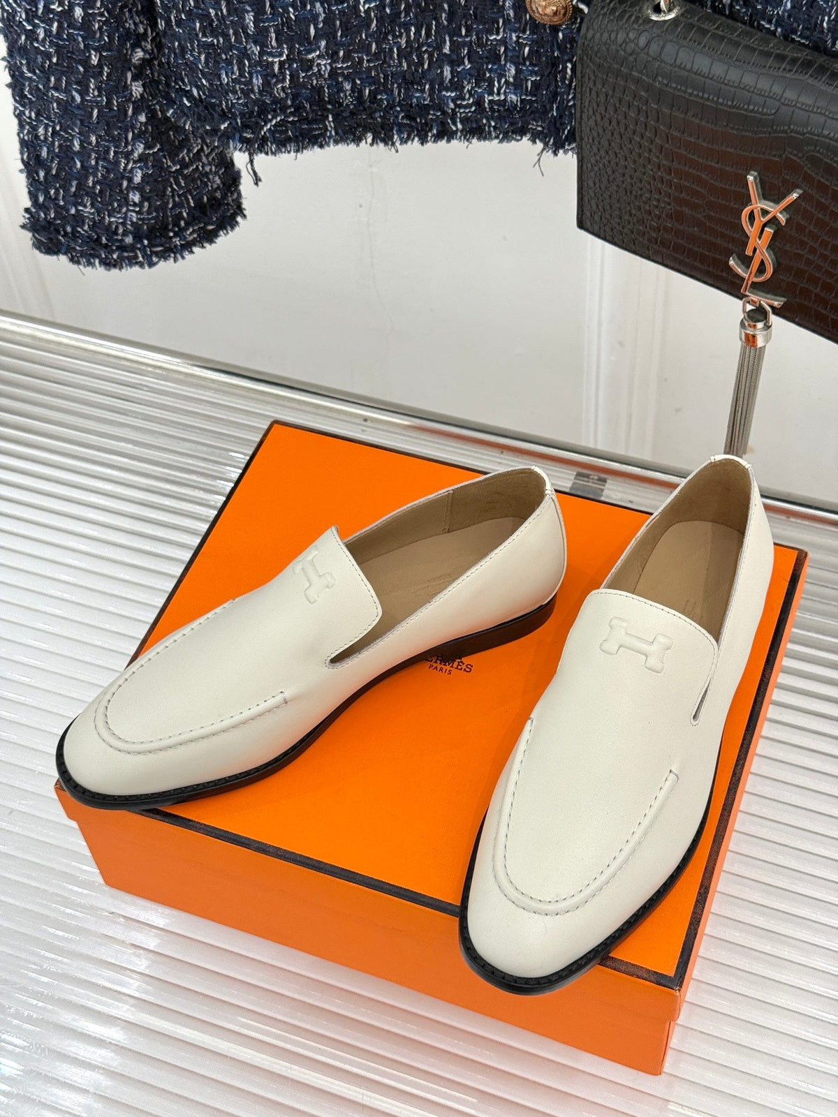 Hermes 26s Hampton Loafers Flat 174824
