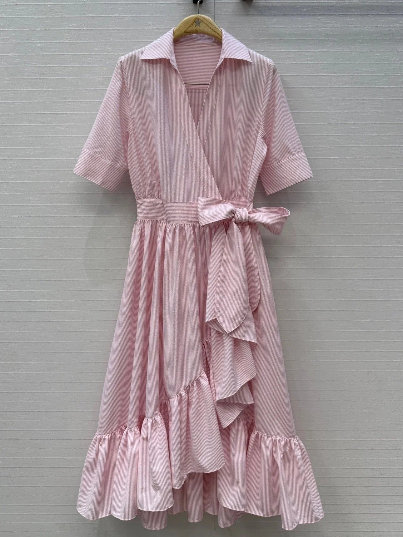 Dior 2026 Maxi Dress Pink Cotton 401921