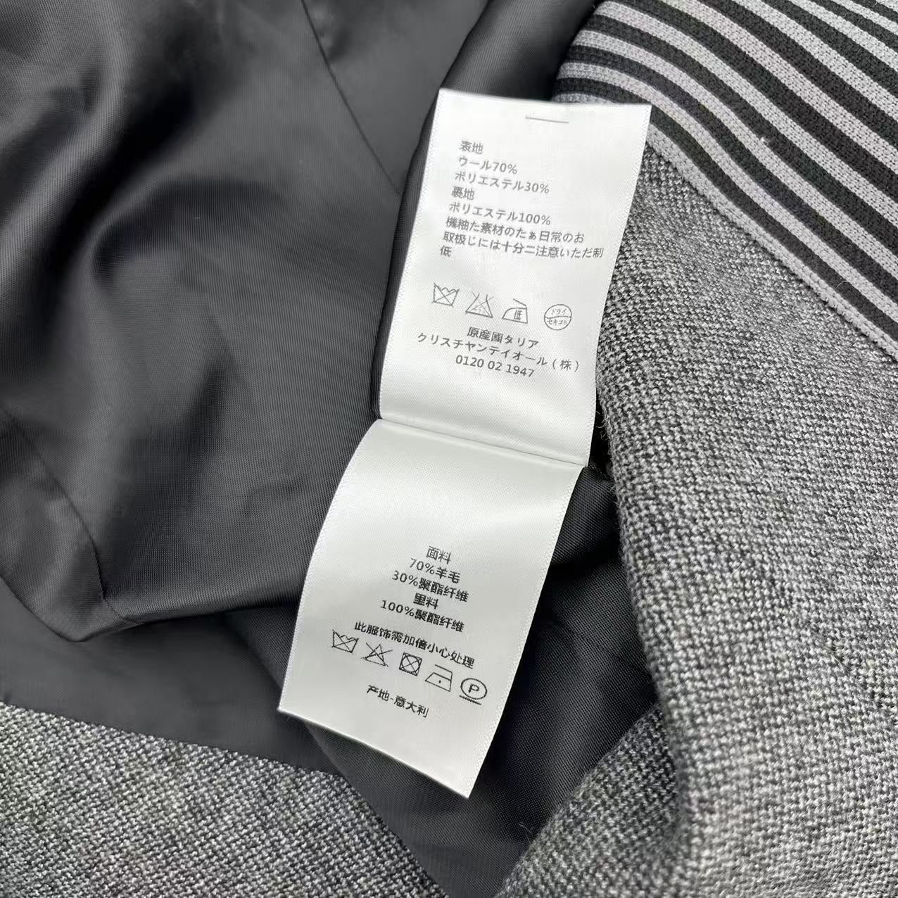 DIOR 25S LONG DOUBLE-BREASTED BLAZER DRESS 800