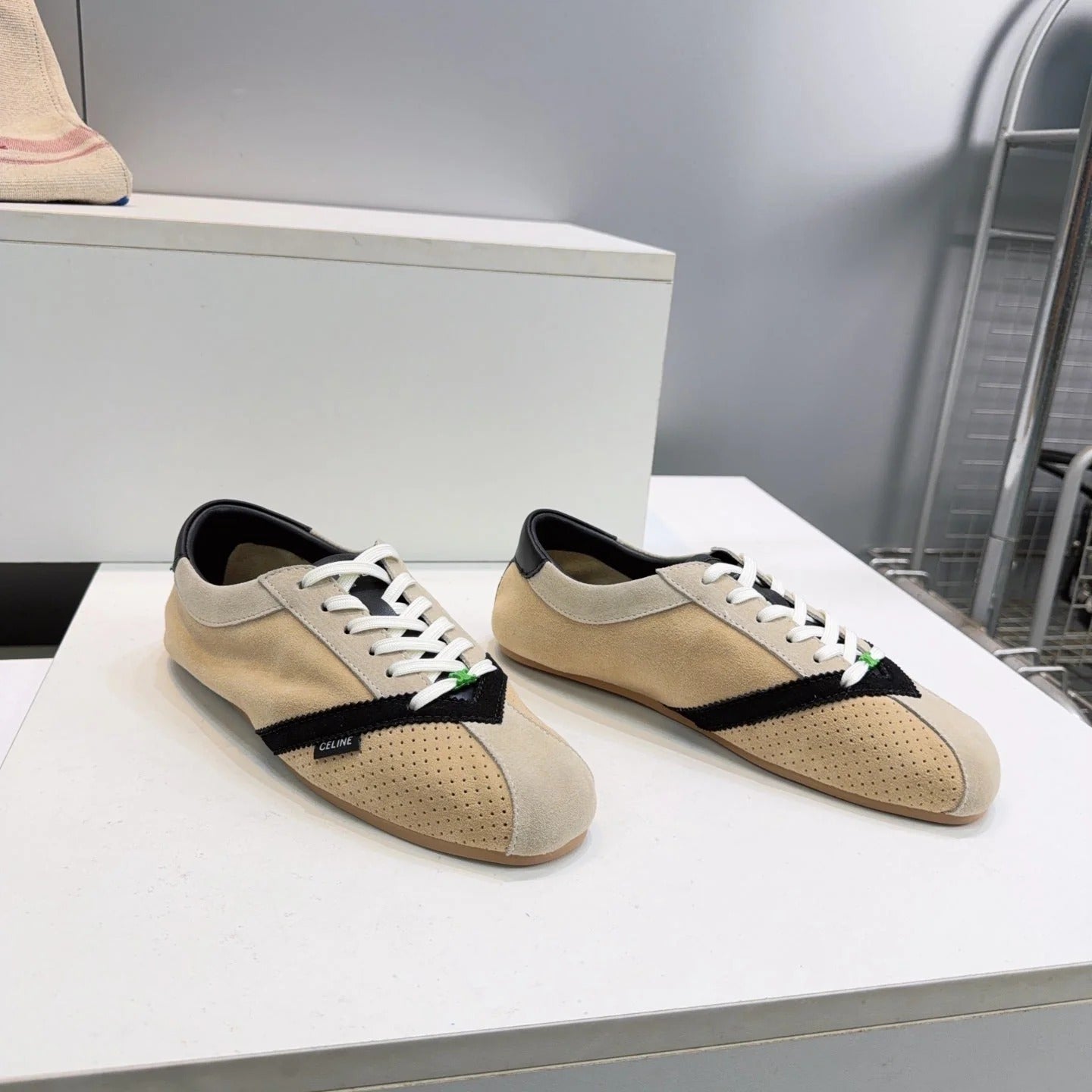 Celine 2026 The Flat Sneakers Suede 107304