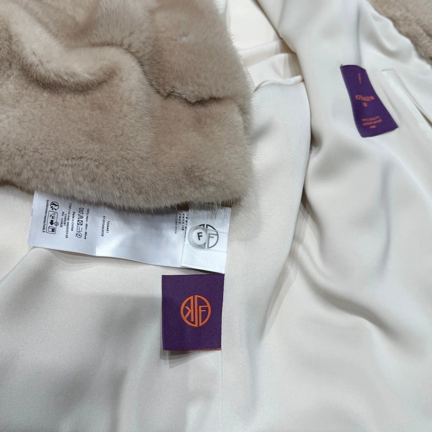 DIOR 25S STAND-COLLAR MINK FUR JACKET 779