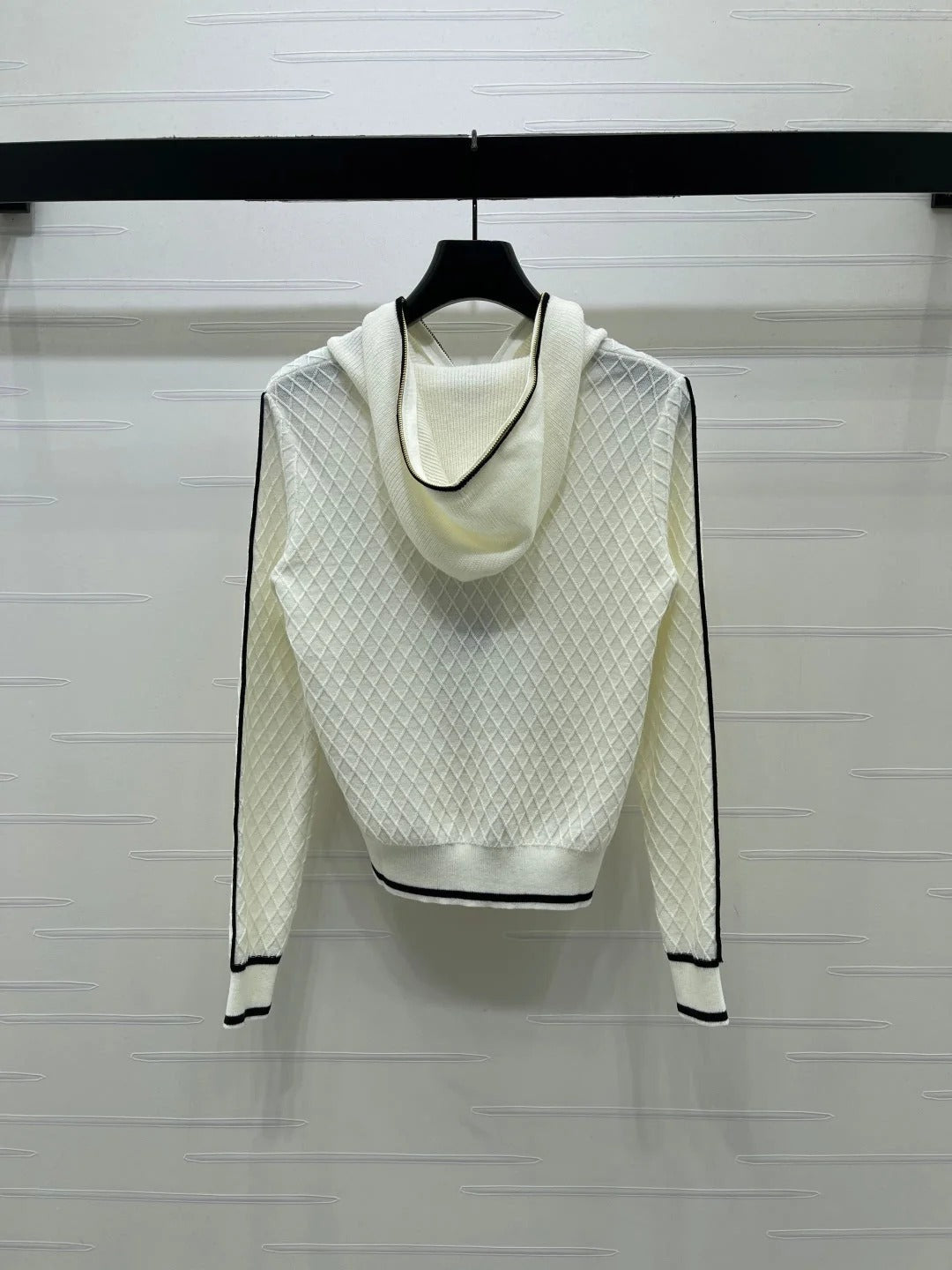 Chanel 2026 Hooded Knit Cardigan Wool 790127