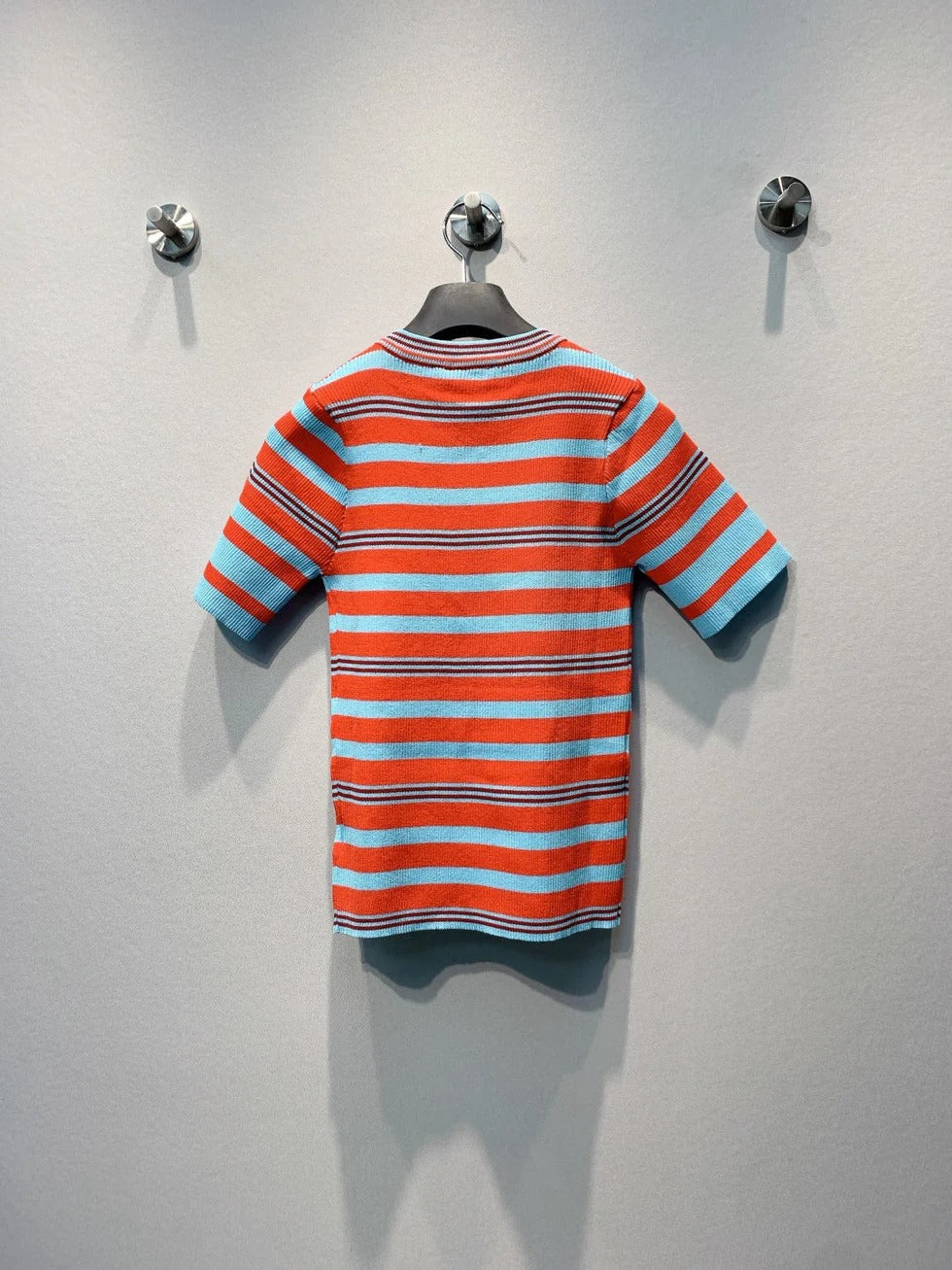 Chanel 2026 Shirt Orange Blue Wool 402073