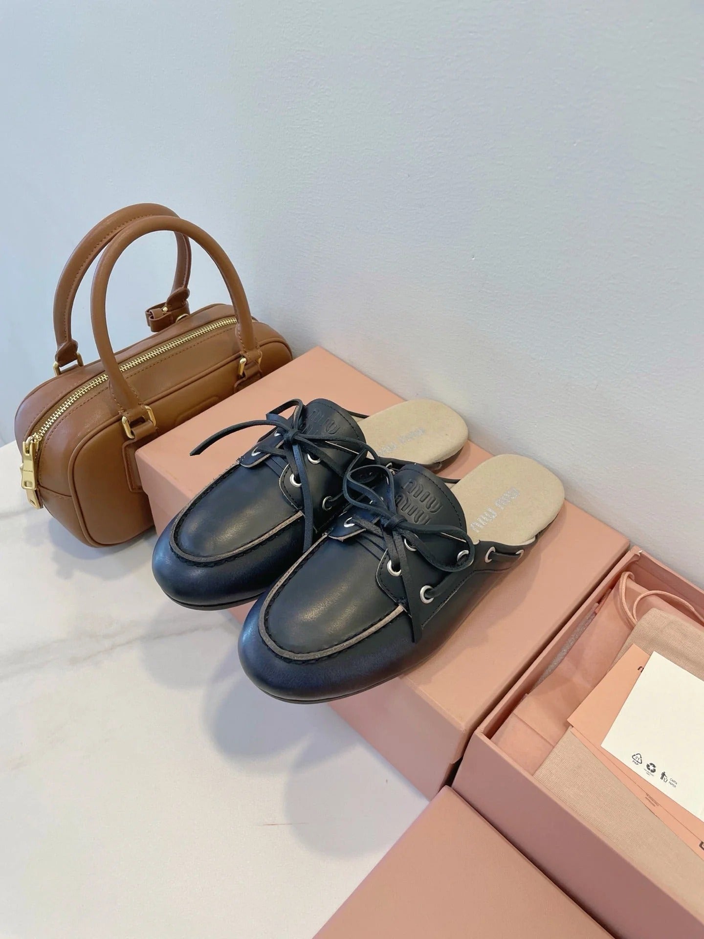 Miumiu 2026 Distressed Mule Suede Calfskin 941763