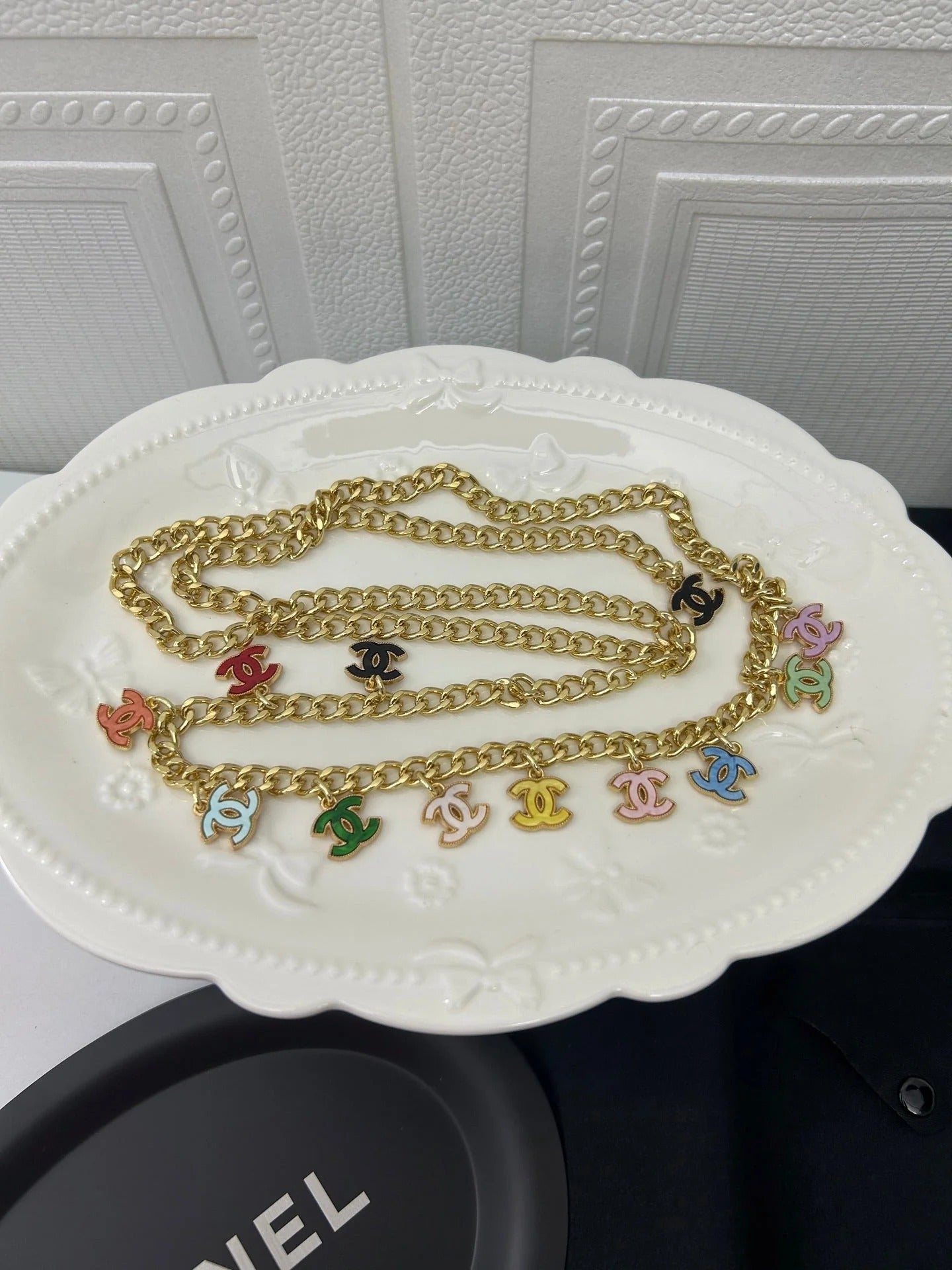 Chanel 2026 Enamel CC Chain Belt 214359