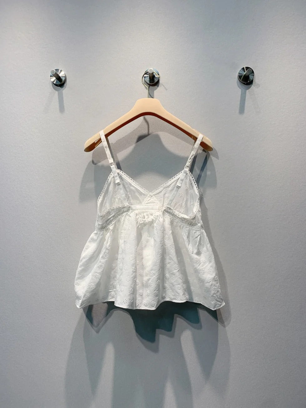 MiuMiu 2026 Tank Top White Cotton 400379