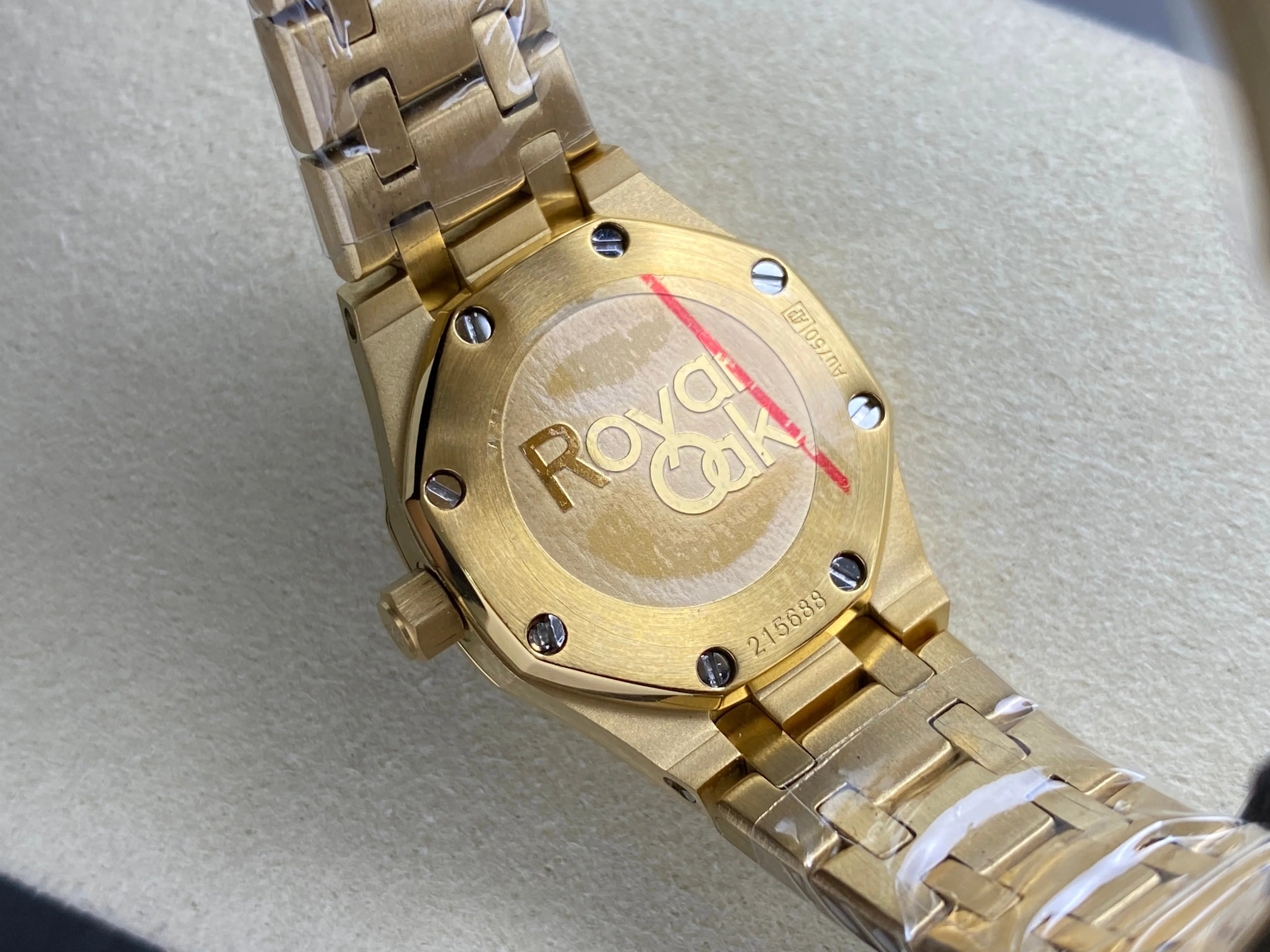 Audemars Piguet Royal Oak 23mm White Dial Gold Case