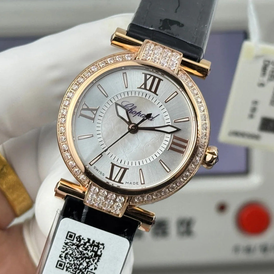 Chopard Imperiale 29mm Pink Gold Case Diamond Bezel