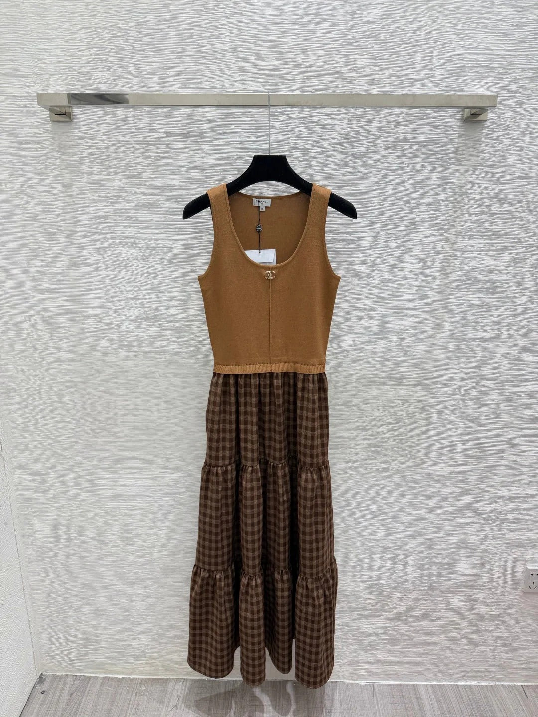 Chanel 2026 Knitted Vest Dress Polyester 633345