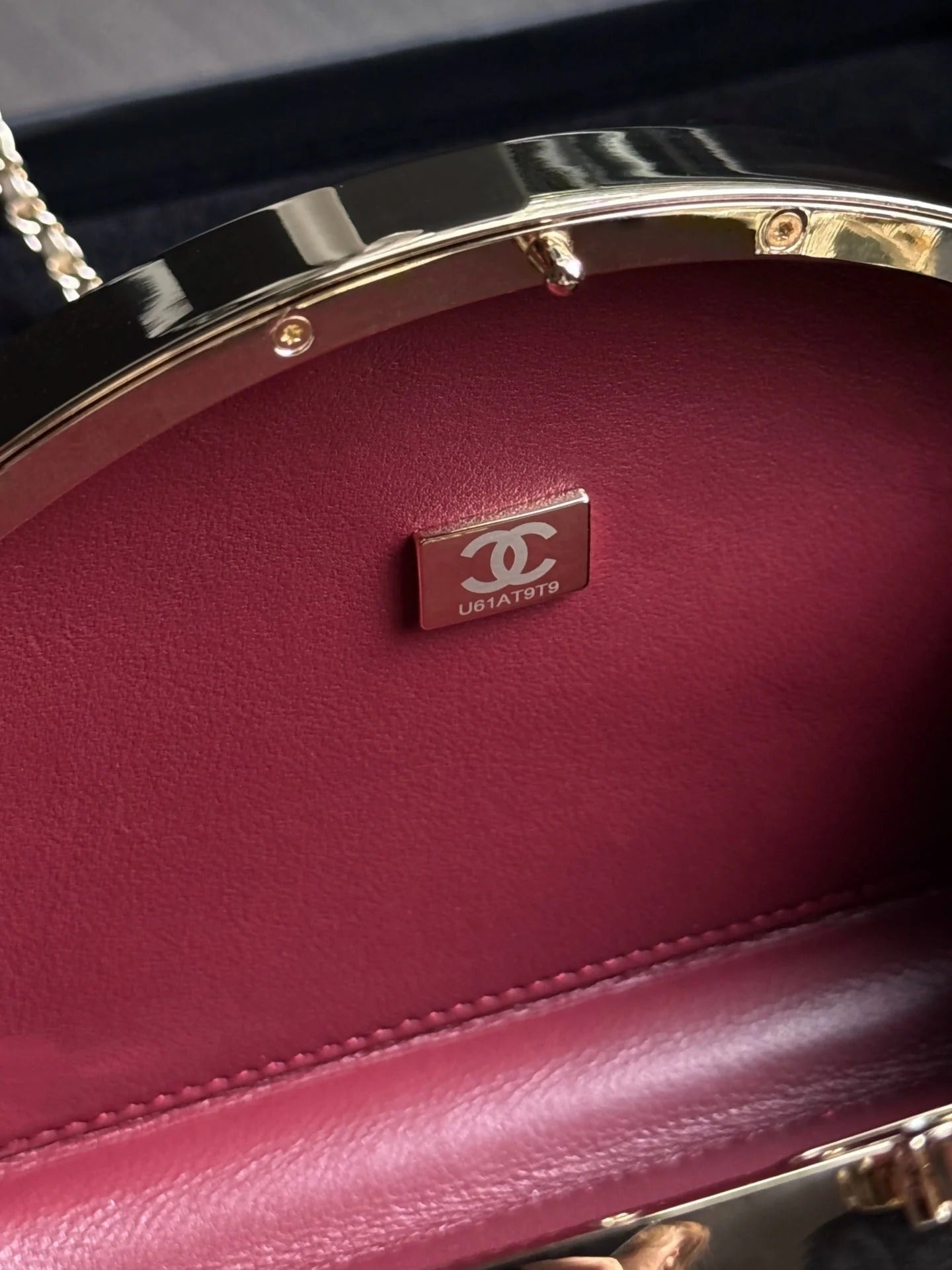 Chanel 2026 Elevator Minaudiere Bga 21.5cm Gold Metal