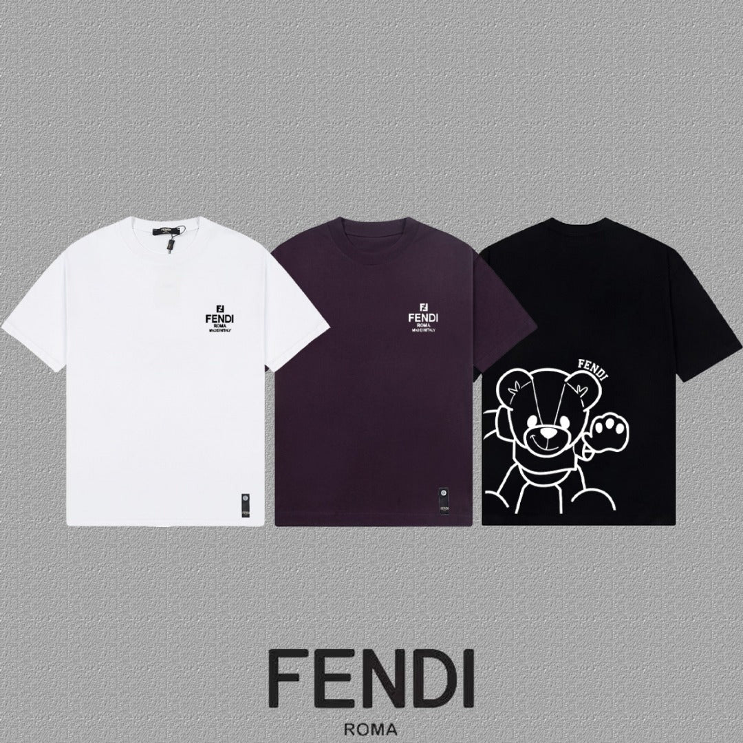 Fendi 2026 Men's Short-Sleeve T-Shirt Cotton 805957