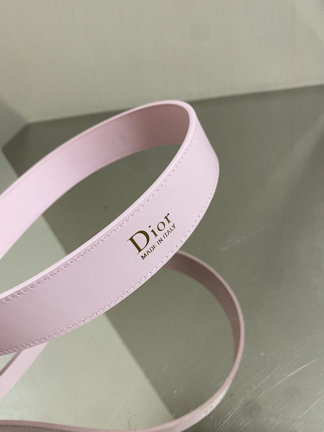 Dior 2026 30 Montaigne Reversible Belt 15mm Calfskin