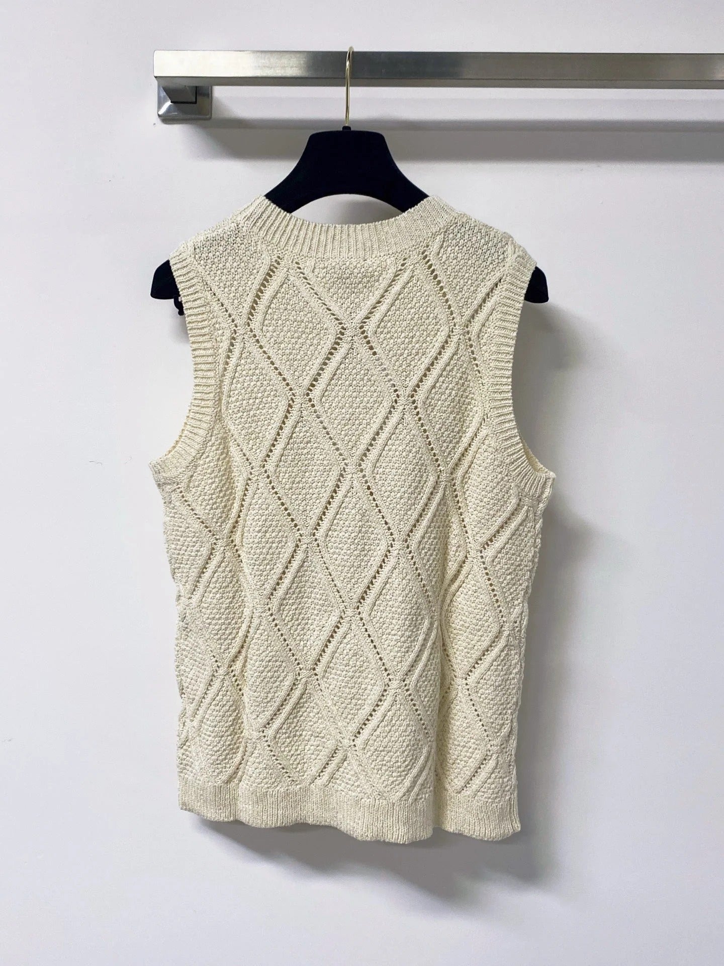 Chanel 2026 Set Cream Wool 690505