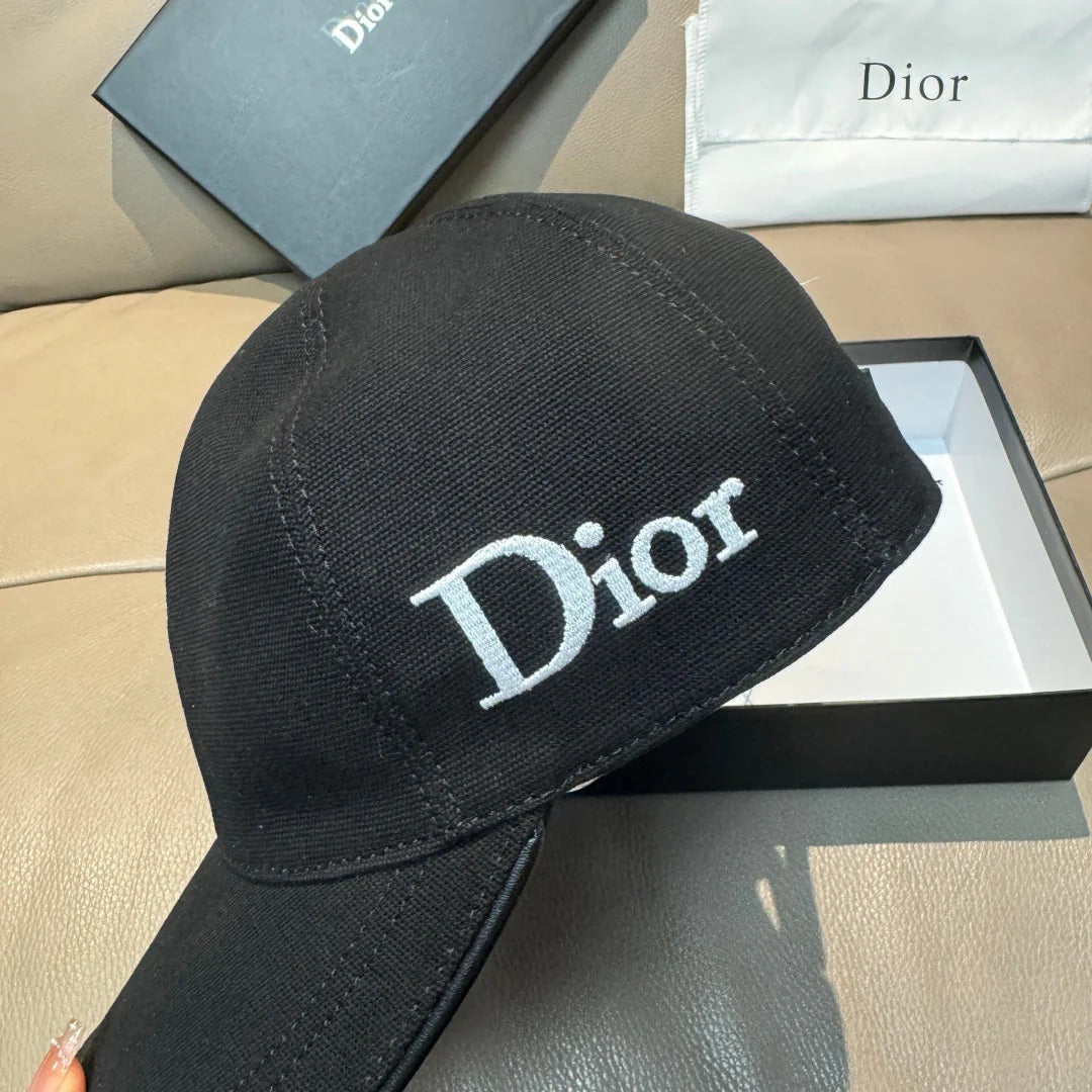 Dior Logo Baseball Cap Cotton 343792