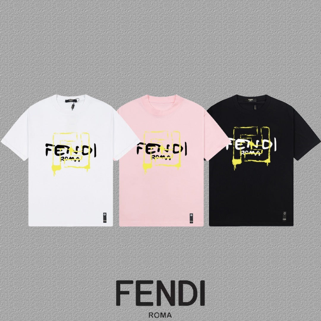 Fendi 2026 Men's Short-Sleeve T-Shirt Cotton 805945