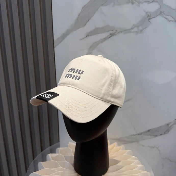 Miumiu Baseball Cap Cotton 262130