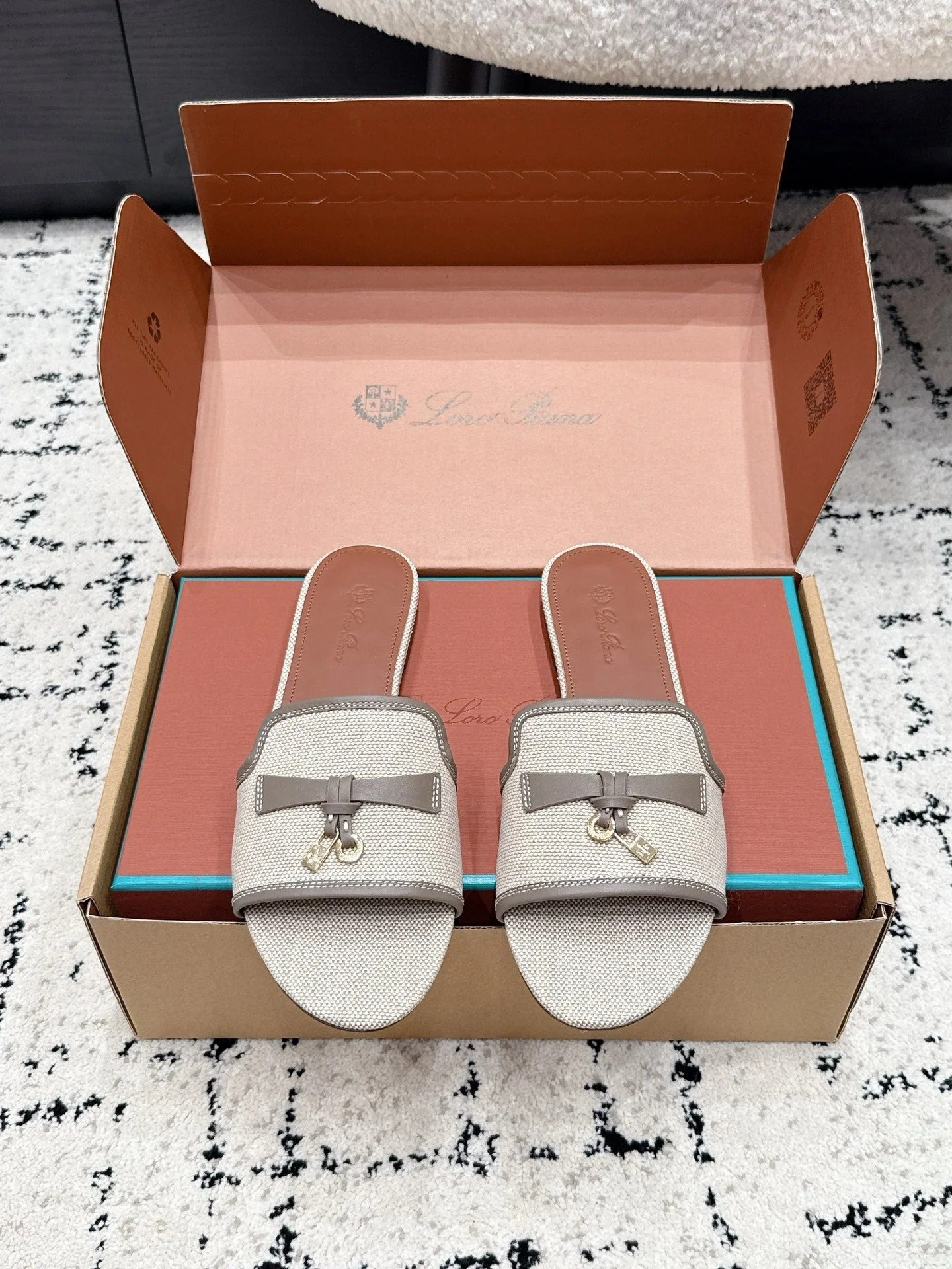 Loro Piana 2026 Sandal Fabric Leather 908846