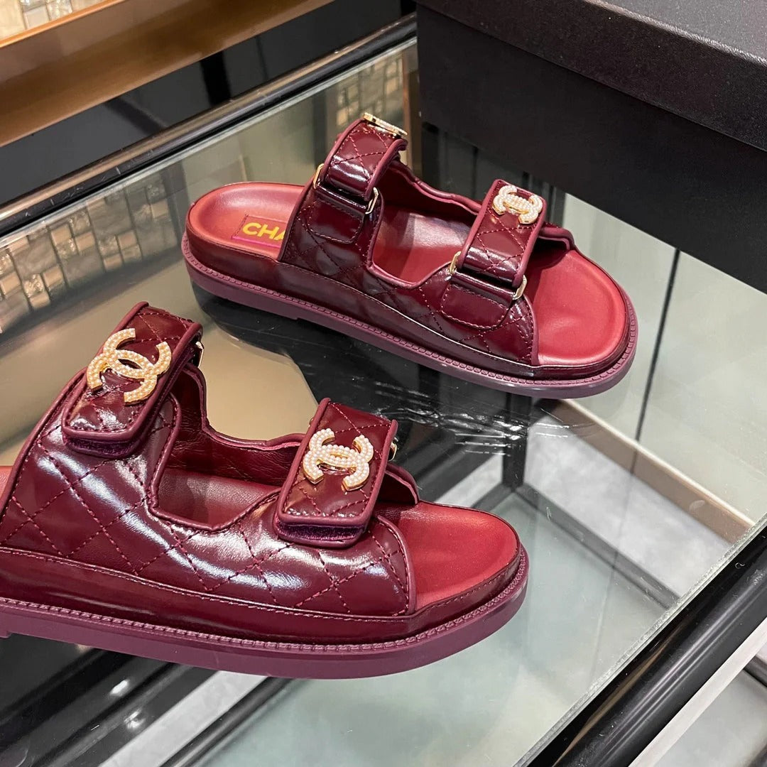 Channel 2026 Sandal Patent Calfskin 895114
