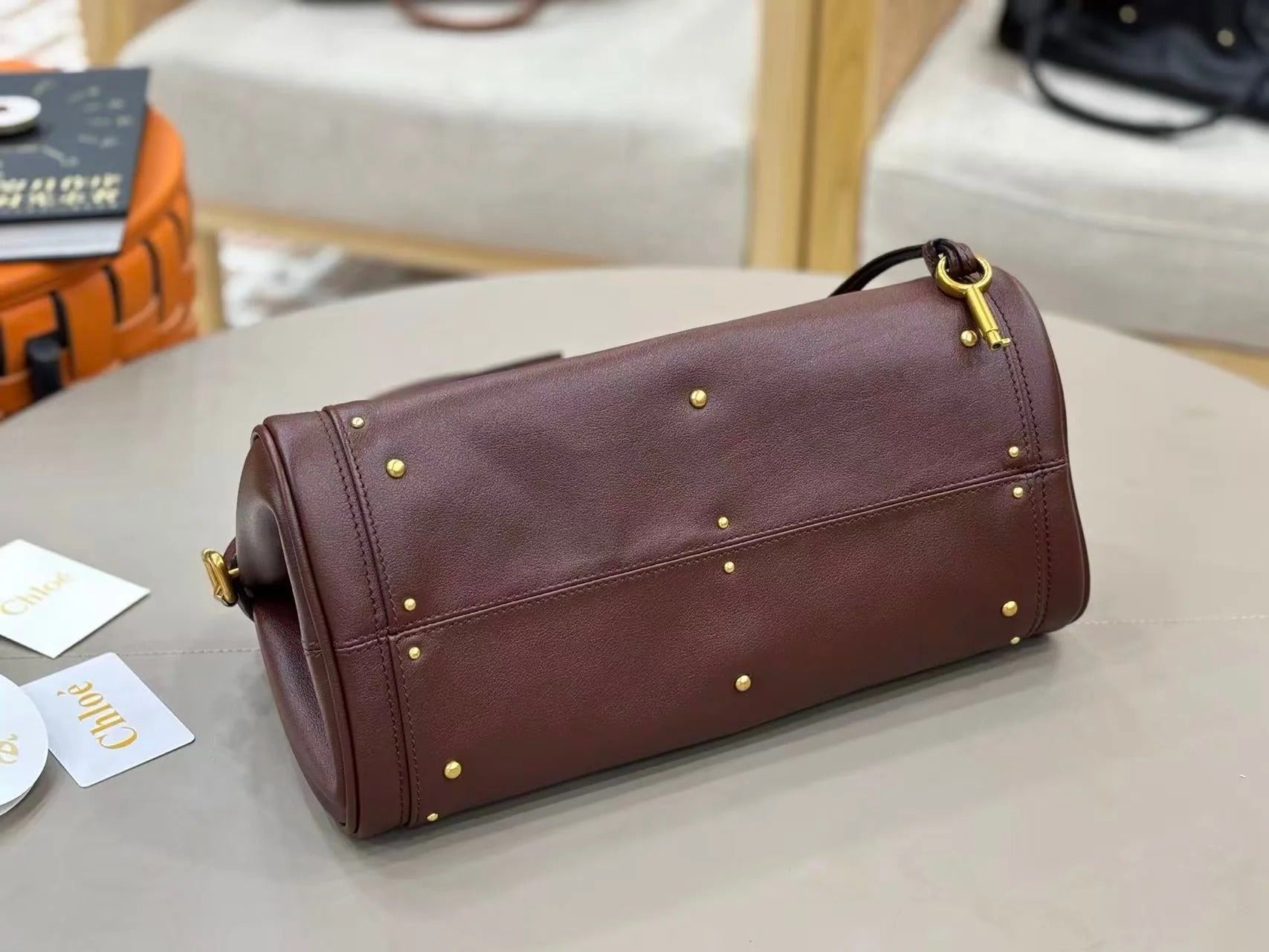 Chloe 2026 Paddington Bag Grenat Leather