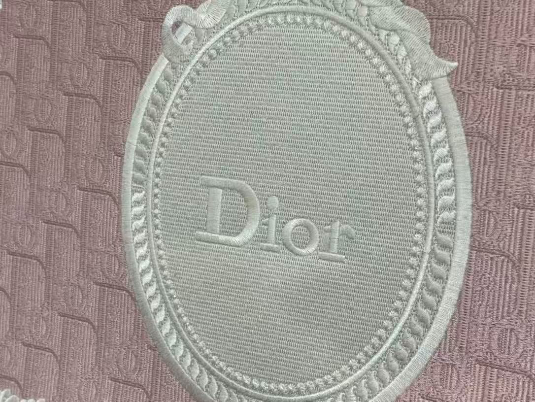Dioramour Medium Dior Book Tote 36cm with Strap Pink Canvas