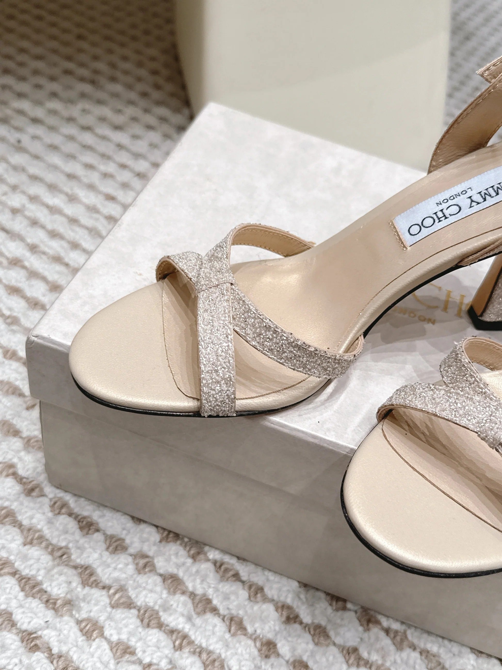 Jimmy Choo 2026 Elsy Sandals 10.5cm Suede Leather 930980